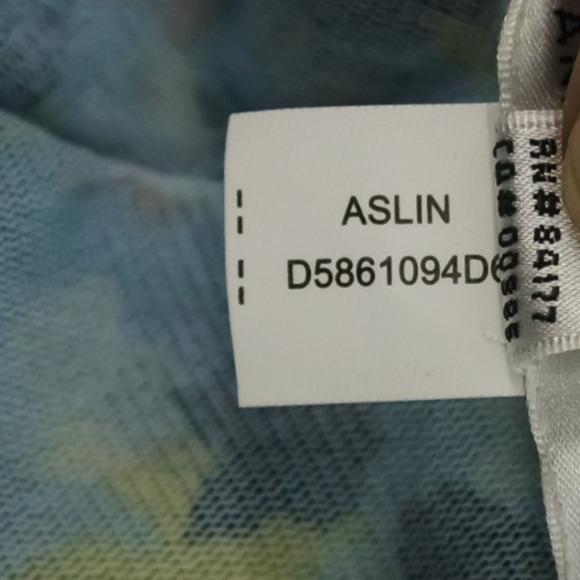 Diane Von Furstenberg Size 4 Aslin Printed Sleeveless Gathered Ruched Silk Dress - Picture 6 of 7